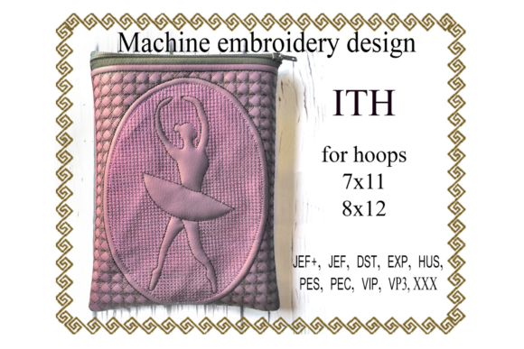 Ballerina Zippered Bag β in the Hoop