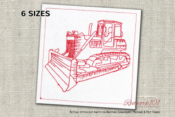 Bulldozer Bluework Embroidery Review for Handmade Gifts