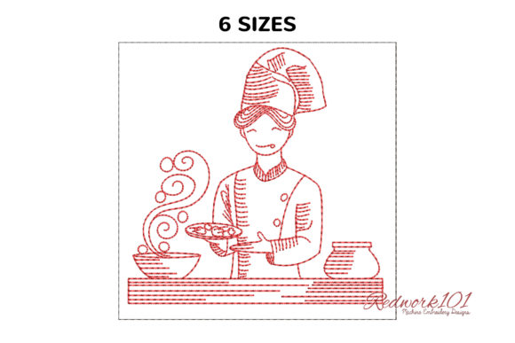 Chef is Ready to Serve Food Redwork: A Pro's Review