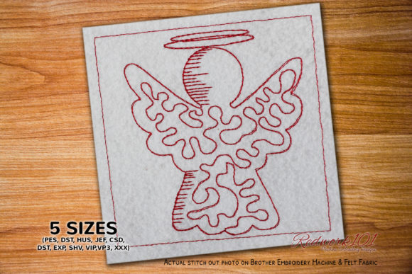 Christmas Angel Redwork: A Designer’s Honest Review