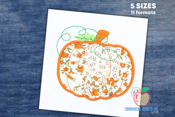 Halloween Pumpkin Applique Review for Real Embroidery Projects