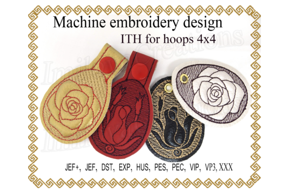 Key Fob Rose - In the Hoop: Sweatshirt Review