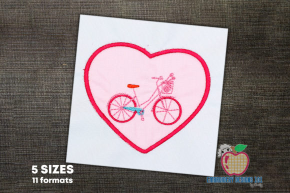 Love Bicycle Applique Pattern Review