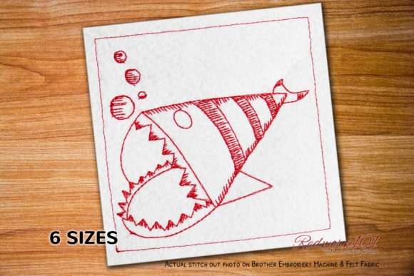 Origami Paper Fish Redwork: A Designer’s Review