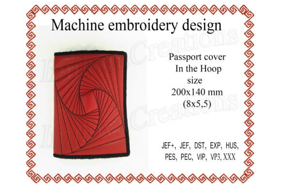 Passport Cover - In the Hoop: An Embroidery Designer's Review