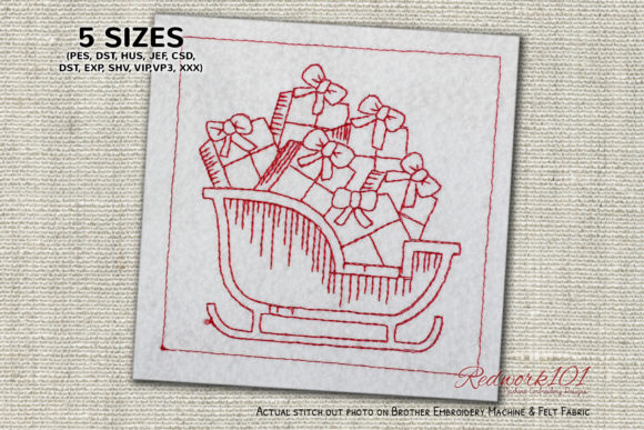 Santa Sleigh Gifts Bluework: A Designer's Review for Small Business Merch