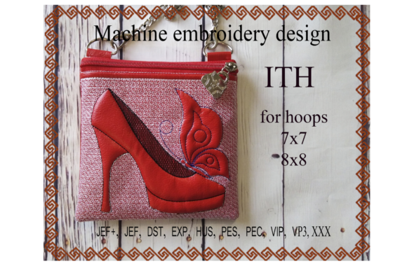 Shoe with Butterfly Zip Bag – In the Hoop Review
