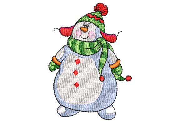 Snowman Nice Hat Embroidery Review for Holiday Sellers